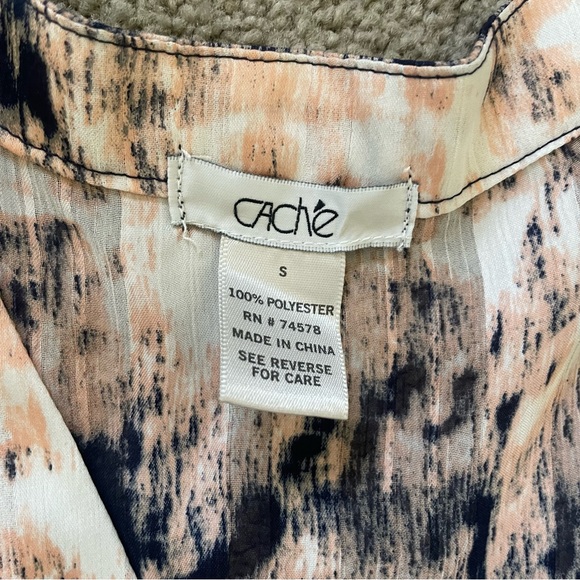 Cache Sleeveless Sheer Blouse - Picture 3 of 4